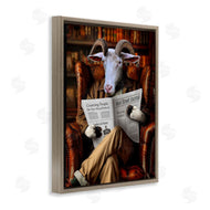 Karen Burke | Goat in Vintage Library
