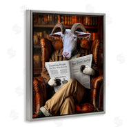 Karen Burke | Goat in Vintage Library