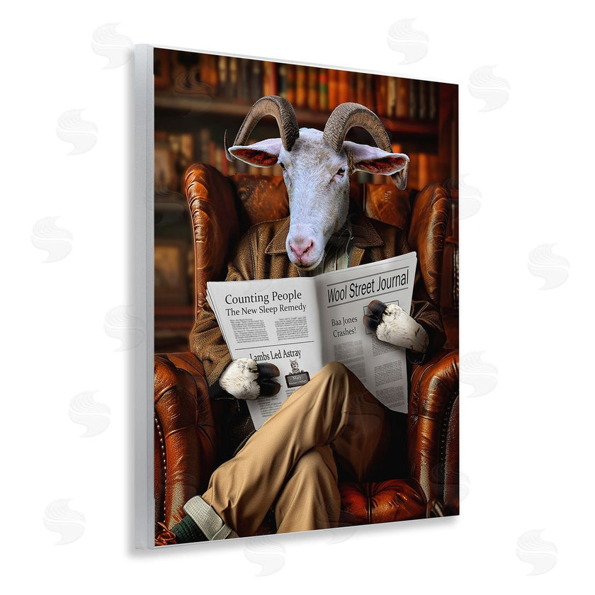 Karen Burke | Goat in Vintage Library