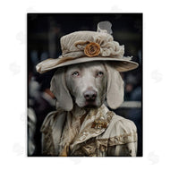 Karen Burke | Dog with Floral Hat