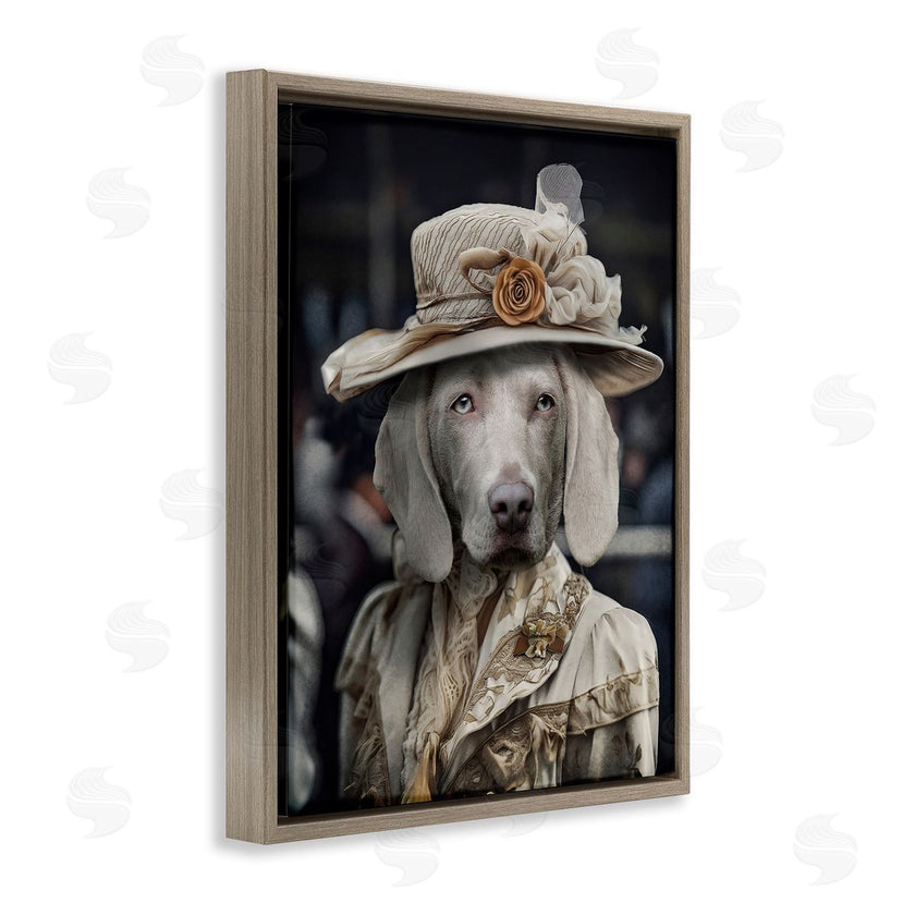 Karen Burke | Dog with Floral Hat