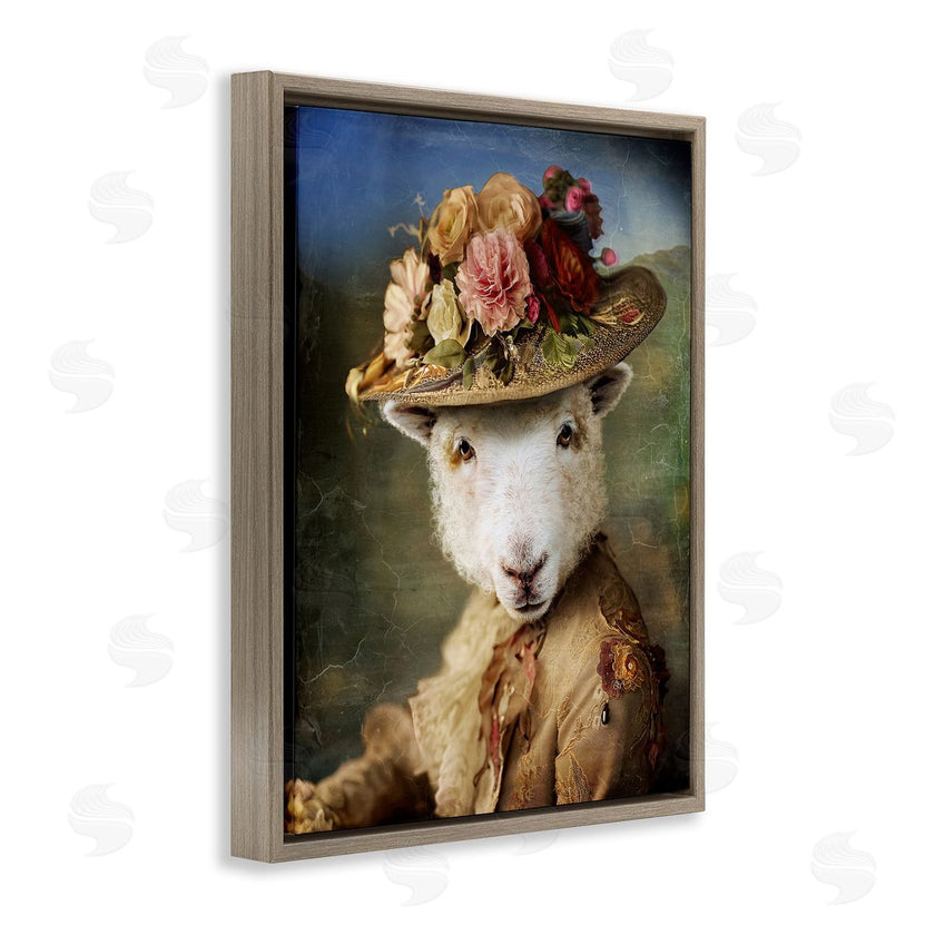 Karen Burke | Lamb with Floral Hat