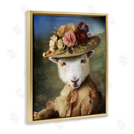 Karen Burke | Lamb with Floral Hat
