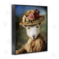 Karen Burke | Lamb with Floral Hat