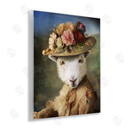 Karen Burke | Lamb with Floral Hat