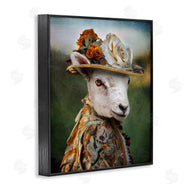Karen Burke | Fashionable Sheep Portrait