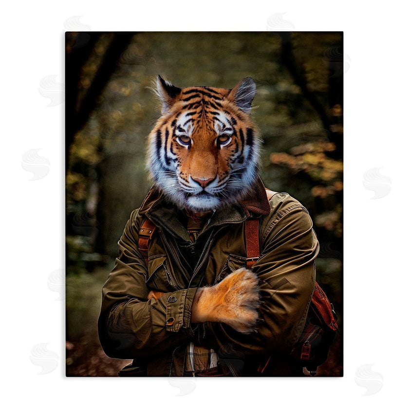 Karen Burke | Tiger in Hiking Attire