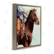 Nina Blue | Galloping Western Cowboy