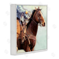 Nina Blue | Galloping Western Cowboy