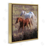 Nina Blue | Brown and White Wild Horses