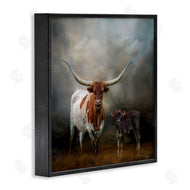 Kelley Parker | Longhorn and Calf Babysitter