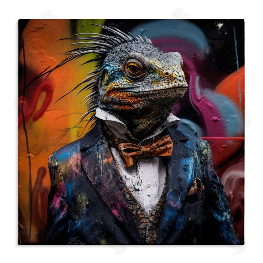 Lazar Studio | Urban Graffiti Iguana