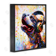 Leon Devenice | Happy Dog and Headphones