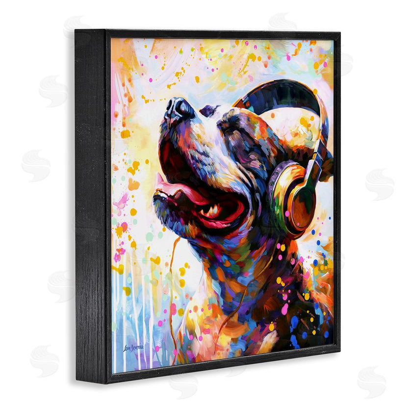 Leon Devenice | Happy Dog and Headphones