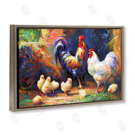 Leon Devenice | Chicken Family Paint Splatter