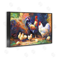 Leon Devenice | Chicken Family Paint Splatter
