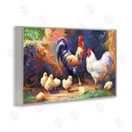 Leon Devenice | Chicken Family Paint Splatter