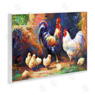 Leon Devenice | Chicken Family Paint Splatter
