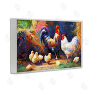 Leon Devenice | Chicken Family Paint Splatter