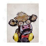 Lee Keller | Hipster Cow and Headphones