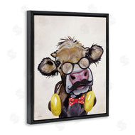 Lee Keller | Hipster Cow and Headphones