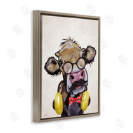 Lee Keller | Hipster Cow and Headphones