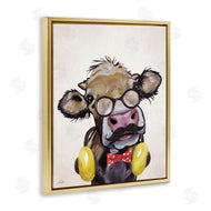 Lee Keller | Hipster Cow and Headphones