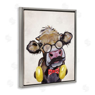 Lee Keller | Hipster Cow and Headphones