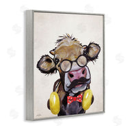 Lee Keller | Hipster Cow and Headphones