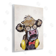 Lee Keller | Hipster Cow and Headphones