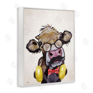 Lee Keller | Hipster Cow and Headphones