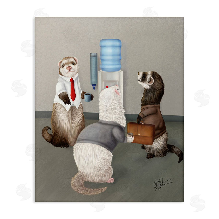 Mehu Art | Office Ferrets Water Cooler