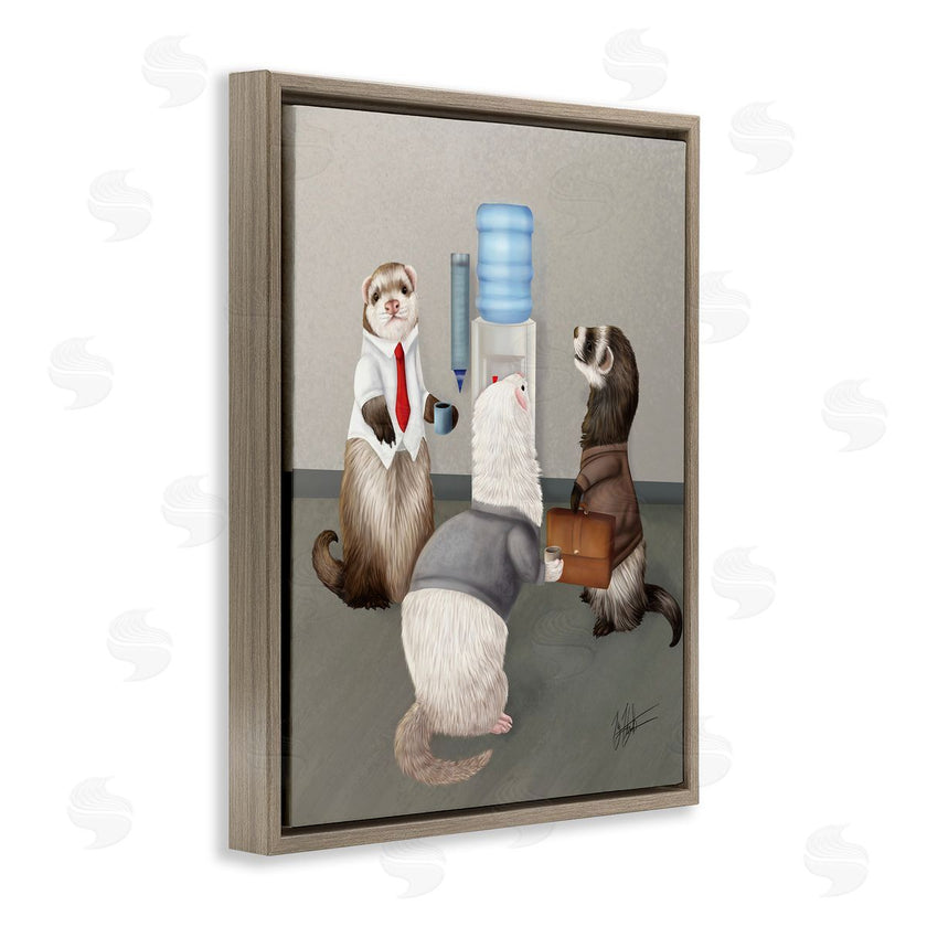 Mehu Art | Office Ferrets Water Cooler