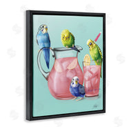 Mehu Art | Budgies and Pink Lemonade