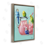 Mehu Art | Budgies and Pink Lemonade
