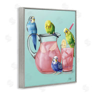 Mehu Art | Budgies and Pink Lemonade