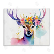 Amber Clarkson | Floral Garland Deer