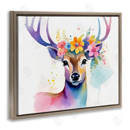 Amber Clarkson | Floral Garland Deer