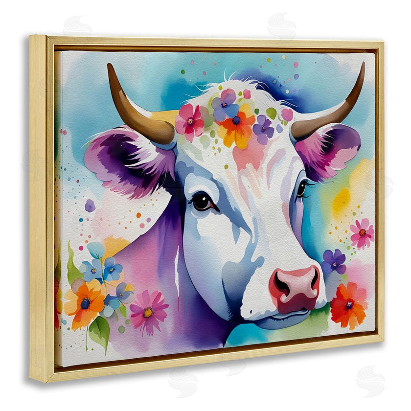 Amber Clarkson | Flower Speckled Cow
