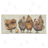 Michele Norman | Brown Hens and Chick