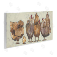 Michele Norman | Brown Hens and Chick