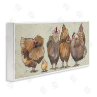 Michele Norman | Brown Hens and Chick