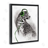 Masey St. Studios | Cheetah with Headphones