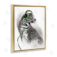Masey St. Studios | Cheetah with Headphones