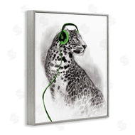 Masey St. Studios | Cheetah with Headphones