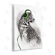Masey St. Studios | Cheetah with Headphones