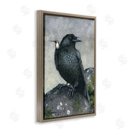 Maggie Vandewalle | Crow and Hummingbird Perched