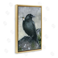 Maggie Vandewalle | Crow and Hummingbird Perched
