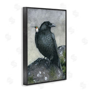Maggie Vandewalle | Crow and Hummingbird Perched