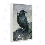 Maggie Vandewalle | Crow and Hummingbird Perched